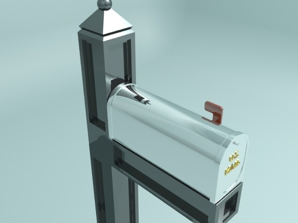 3d max mailbox mail box - Mailbox II by christiano247